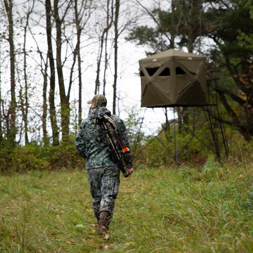 Cage Blind/Tower Combo CAGE Permanent Hub Blinds, R30 Permanent Hub