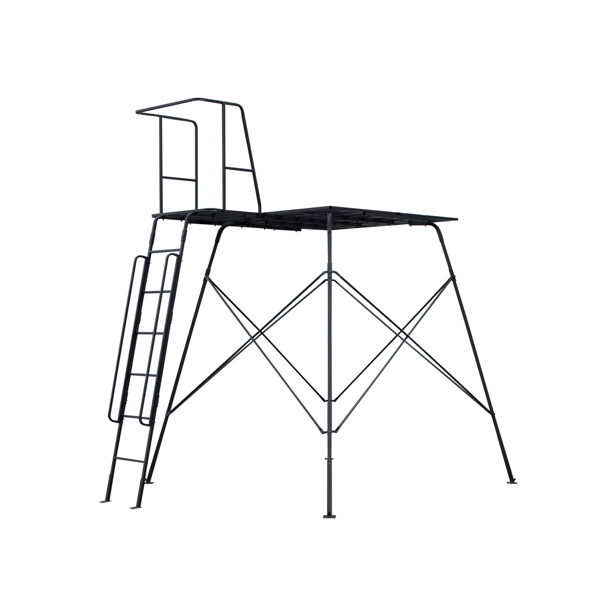 CAGE BLINDS Permanent Hub Blinds, 8' Tower, Hunting Tower, 66" x 66